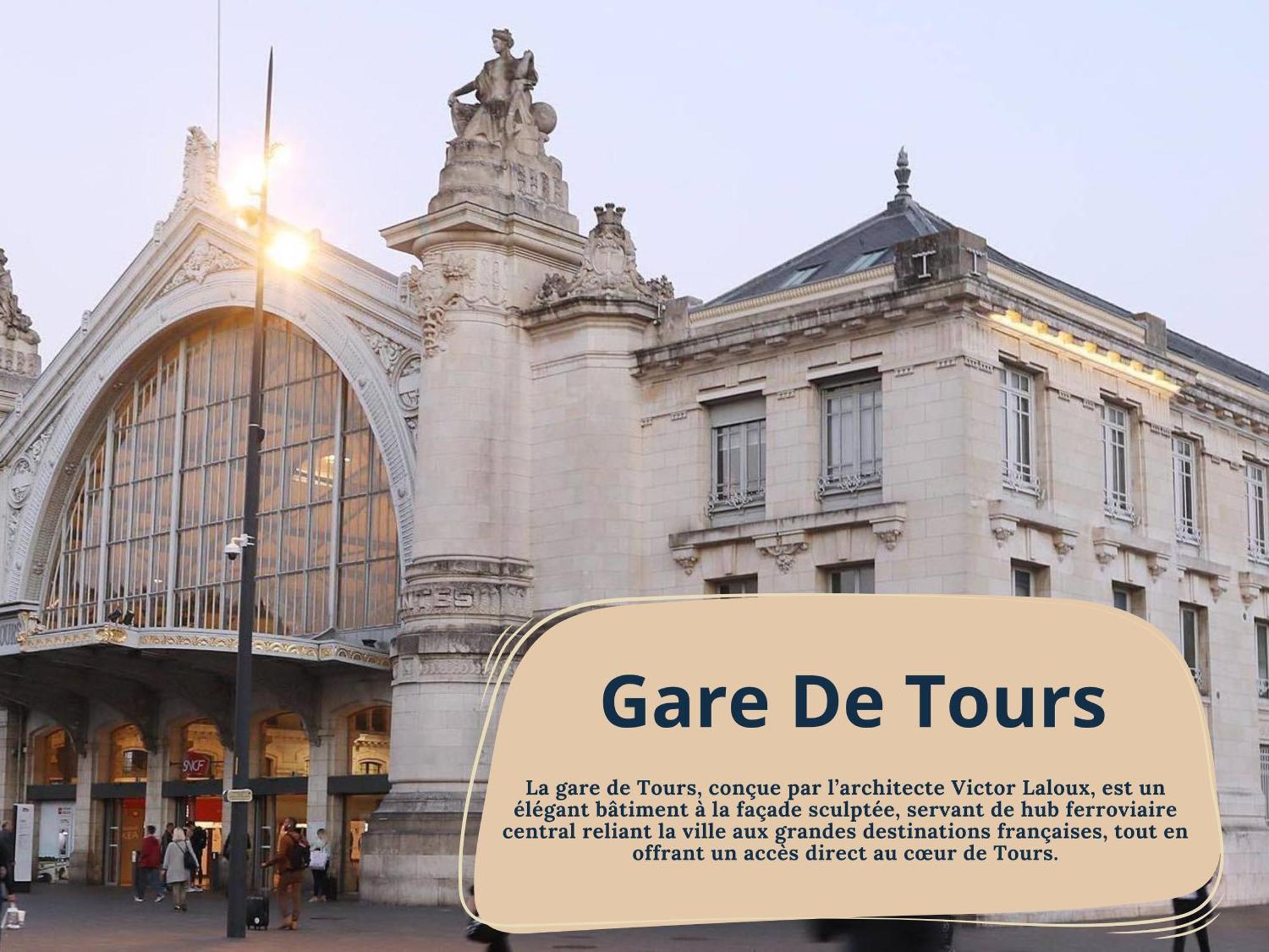 Le Michelet - Gare A 500 M Apartment Tours Exterior photo
